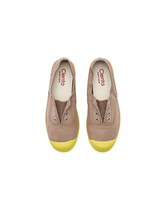 Кеды на шнурках Cienta Kids Shoes — изображение 2 из 4, бежевый