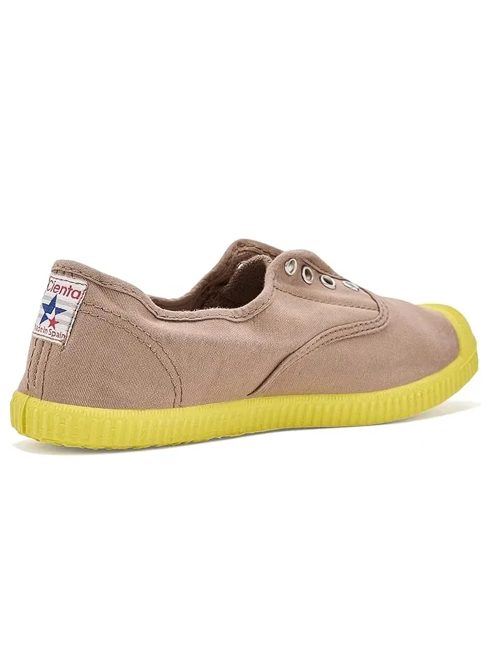 Кеды на шнурках Cienta Kids Shoes — изображение 3 из 4, бежевый