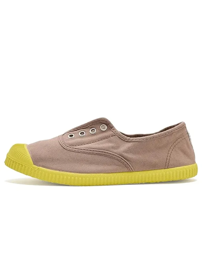 Кеды на шнурках Cienta Kids Shoes — изображение 4 из 4, бежевый