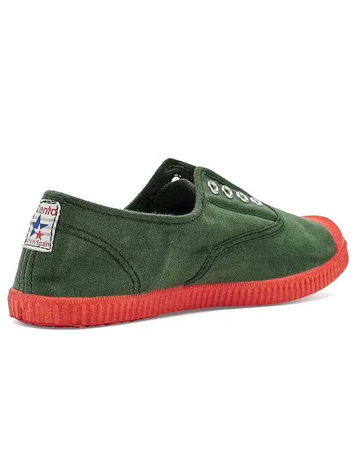 Кроссовки на шнурках 70990 Cienta Kids Shoes — изображение 3 из 4, зеленый