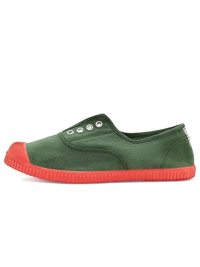 Кроссовки на шнурках 70990 Cienta Kids Shoes — изображение 4 из 4, зеленый