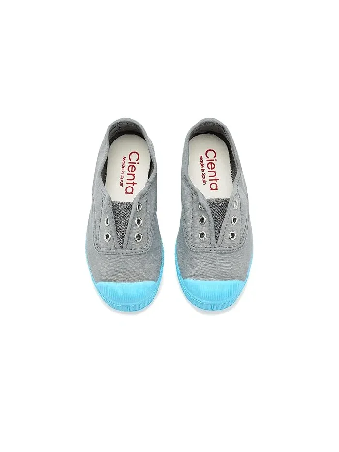 Кроссовки на шнурках 70990 Cienta Kids Shoes — изображение 2 из 4, серый