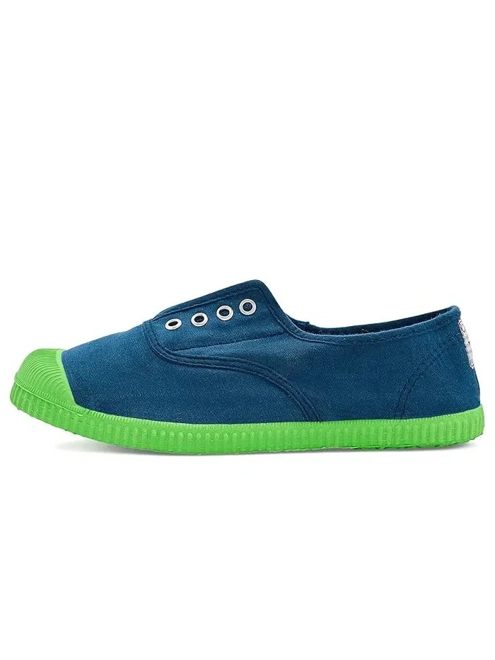 Кеды на шнурках модели 70990 Cienta Kids Shoes — изображение 4 из 4, темно-синий