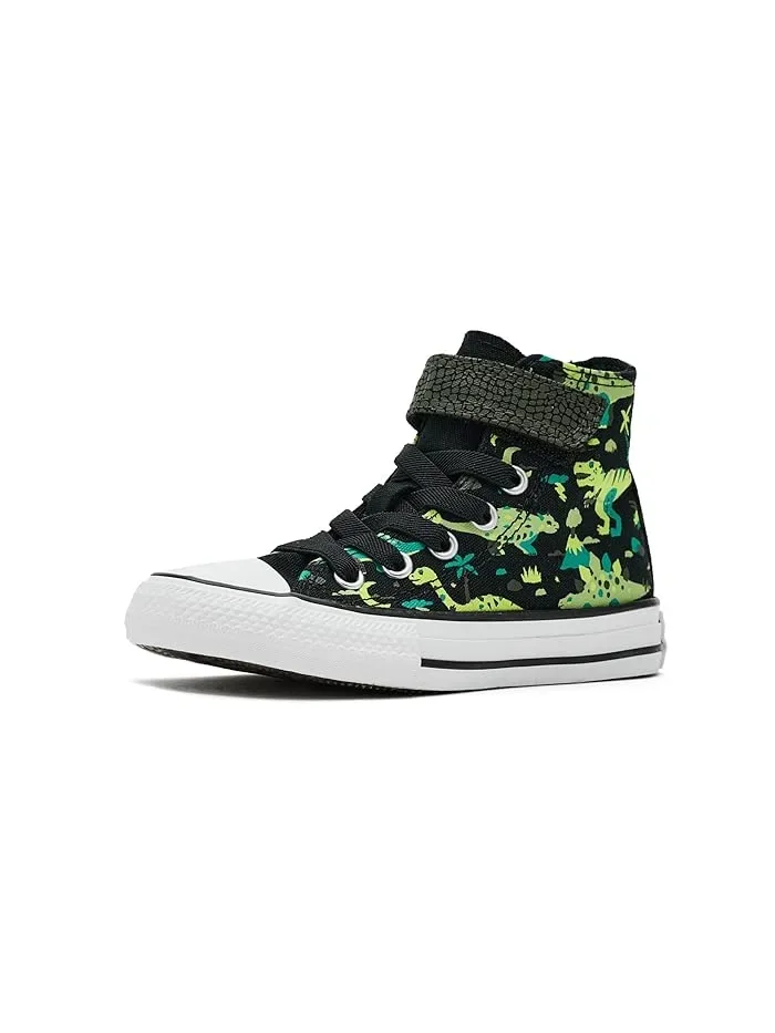 Кеды детские Chuck Taylor All Star Easy-on Dinos Converse Kids — изображение 1 из 4, черный/белый/неоновый