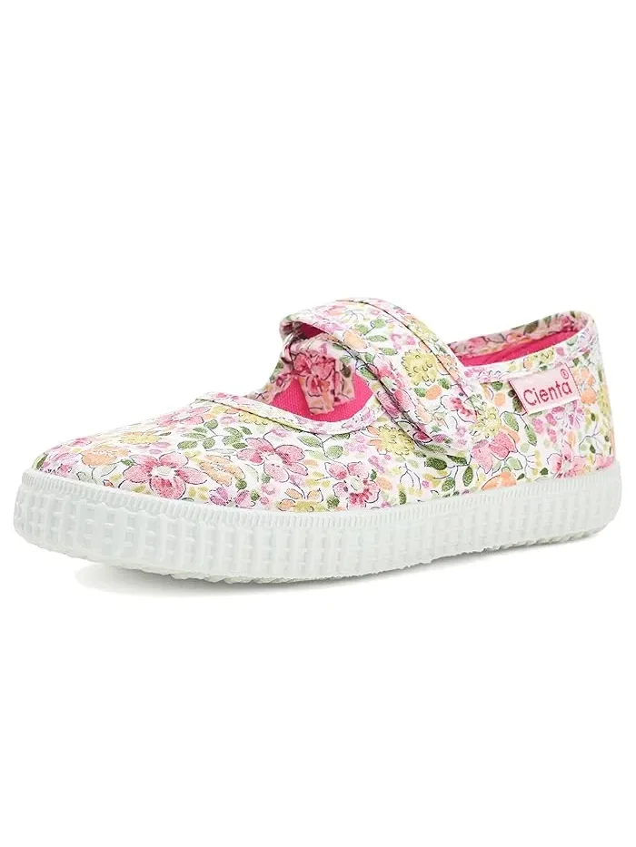 Кеды с цветочным принтом 56087 Cienta Kids Shoes