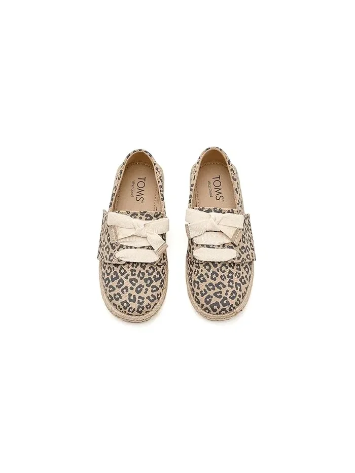 Кроссовки детские Carolina Lace-Up TOMS Kids, Leopard — изображение 2 из 4, леопардовый
