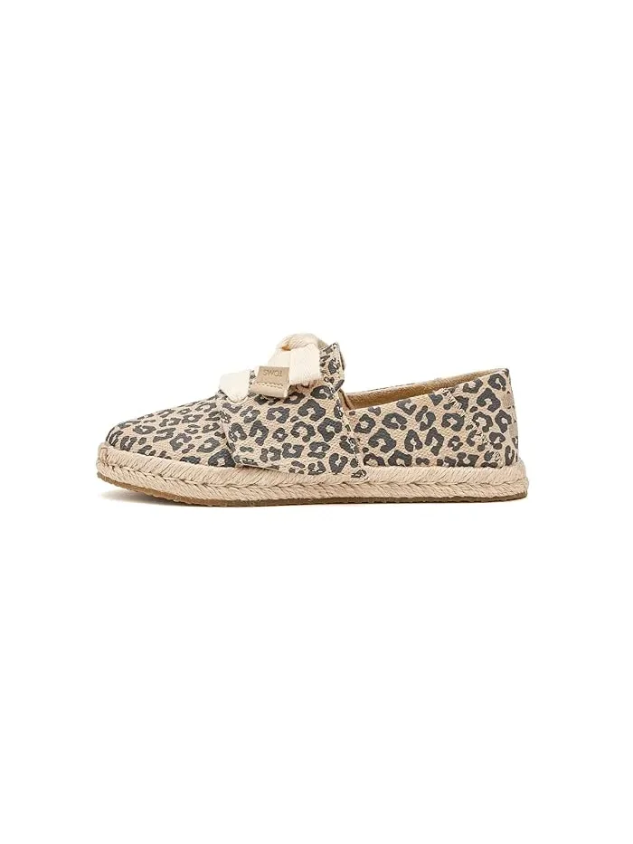 Кроссовки детские Carolina Lace-Up TOMS Kids, Leopard — изображение 4 из 4, леопардовый