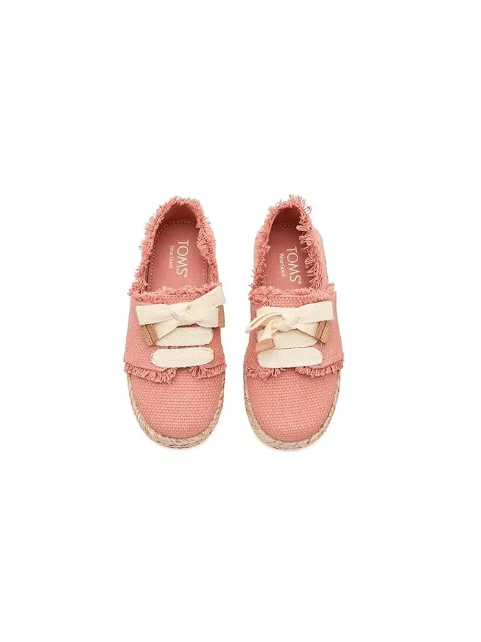 Кроссовки Carolina Lace-Up TOMS Kids — изображение 2 из 4, розовый