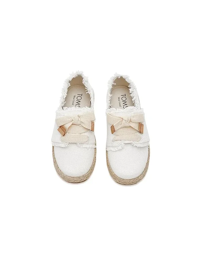 Кеды Carolina Lace-Up TOMS Kids — изображение 2 из 4, белый