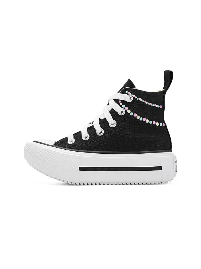 Кеды Converse Kids Chuck Taylor All Star Lift Platform Polka Dots — изображение 4 из 4, черный//белый