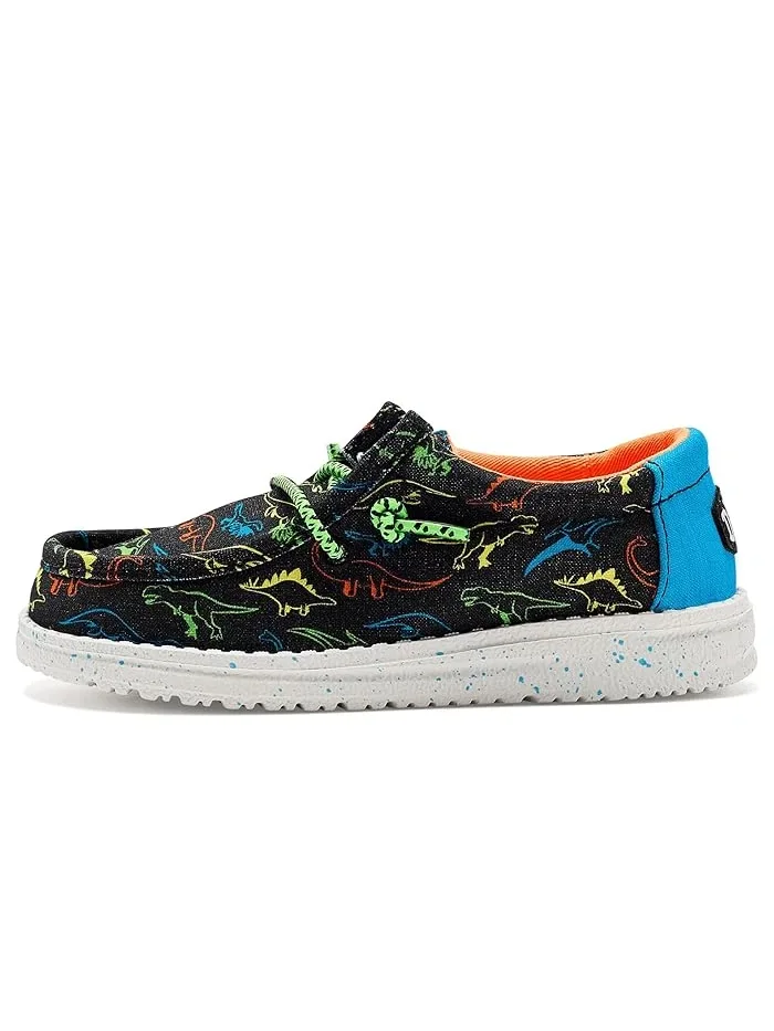 Кеды Wally Print Hey Dude Kids — изображение 4 из 4, черный/неоновый мульти