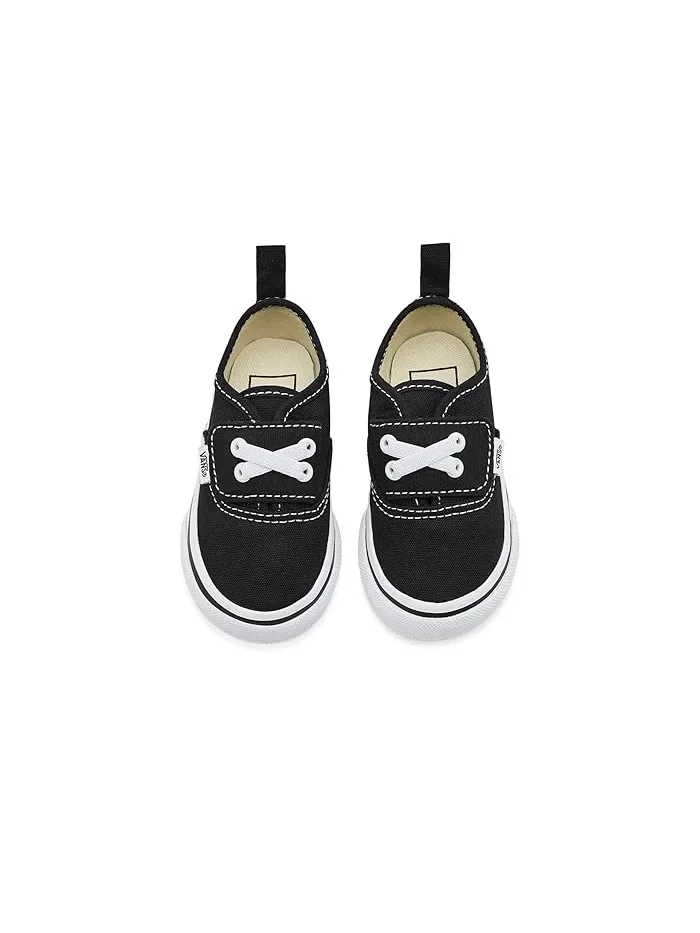 Кроссовки на эластичных шнурках Authentic Elastic V Vans Kids — изображение 2 из 4, черный
