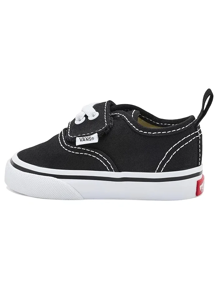 Кроссовки на эластичных шнурках Authentic Elastic V Vans Kids — изображение 4 из 4, черный