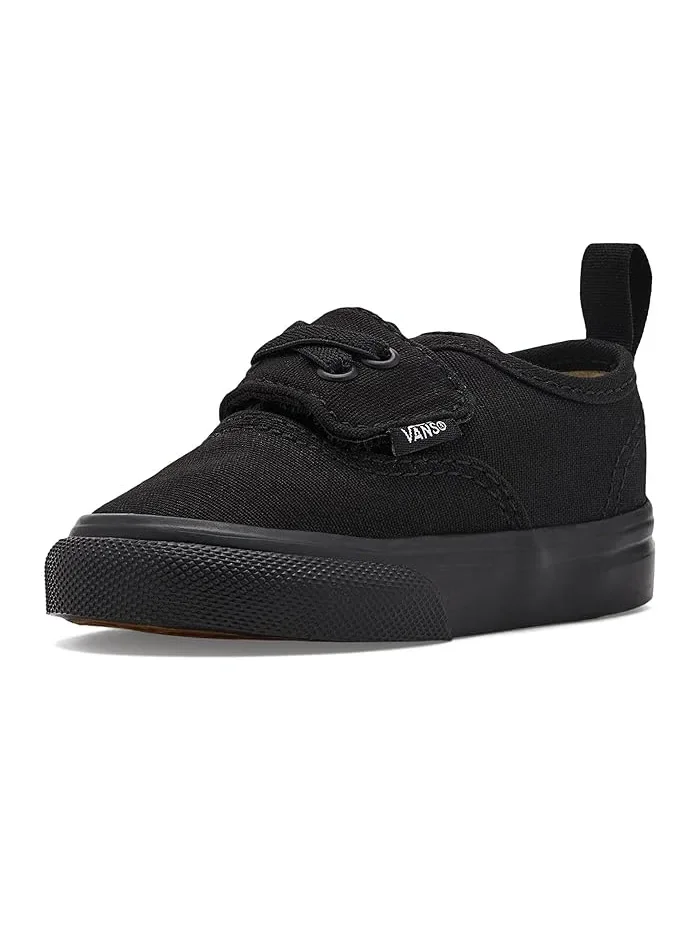 Кроссовки на эластичных шнурках Authentic Elastic V Vans Kids — черный