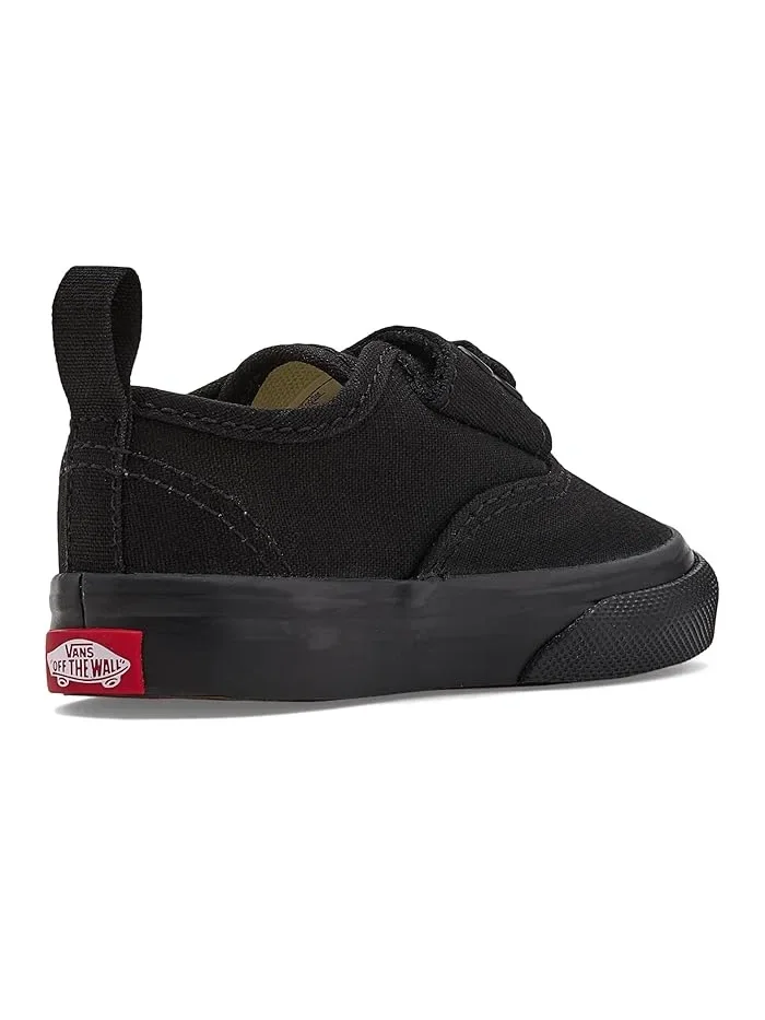 Кроссовки на эластичных шнурках Authentic Elastic V Vans Kids — изображение 3 из 4, черный/черный