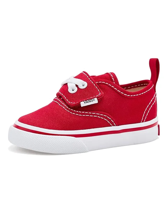 Кроссовки на эластичных шнурках Authentic Elastic V Vans Kids — красный