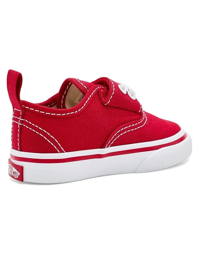 Кроссовки на эластичных шнурках Authentic Elastic V Vans Kids — изображение 3 из 4, красный