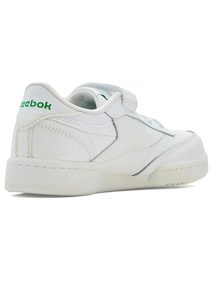 Кроссовки детские Club C 1V Reebok Kids — изображение 3 из 4, белый/зеленый/синий