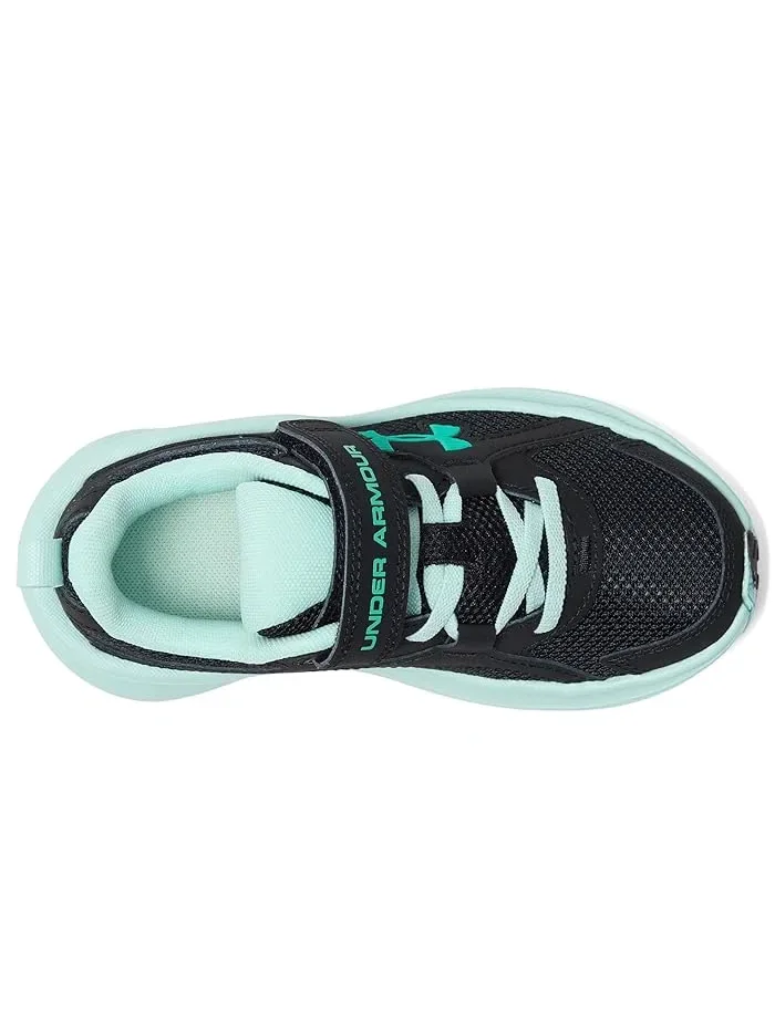 Кроссовки спортивные Charged Assert 11 Alternate Closure Under Armour Kids — изображение 2 из 4, черный//зеленый