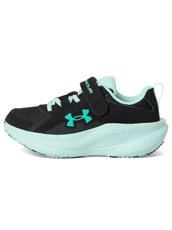 Кроссовки спортивные Charged Assert 11 Alternate Closure Under Armour Kids — изображение 4 из 4, черный//зеленый