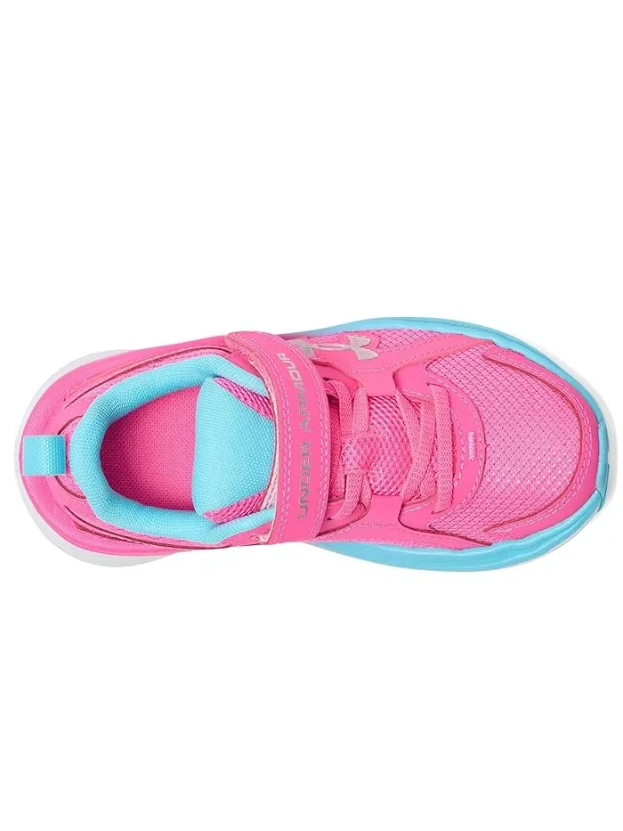 Кроссовки Charged Assert 11 Alternate Closure Under Armour Kids — изображение 2 из 4, розовый/синий