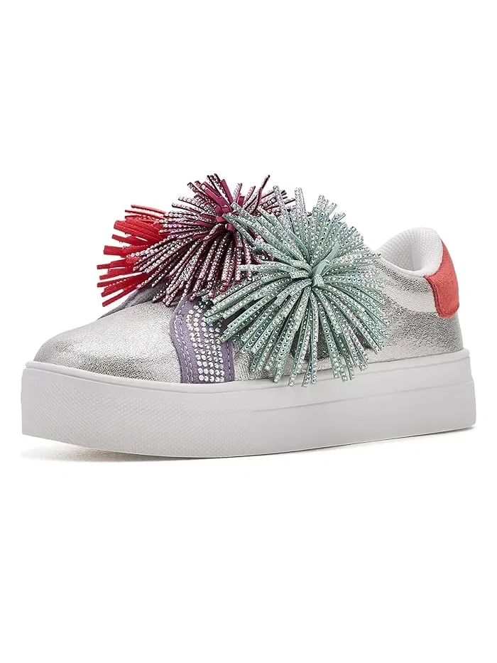 Кроссовки с бахромой Laney Fringe Kurt Geiger London Kids — изображение 1 из 4, мульти