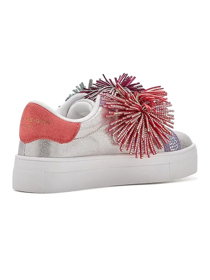 Кроссовки с бахромой Laney Fringe Kurt Geiger London Kids — изображение 3 из 4, мульти