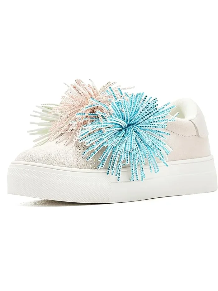 Кроссовки с бахромой Laney Fringe Kurt Geiger London Kids — белый