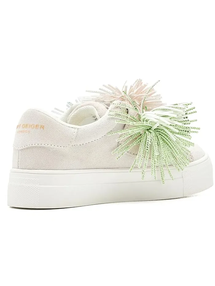Кроссовки с бахромой Laney Fringe Kurt Geiger London Kids — изображение 3 из 4, белый