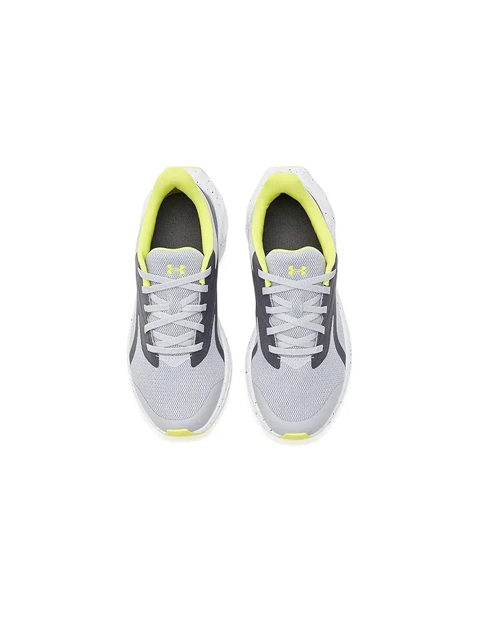 Кроссовки беговые Ascend Under Armour Kids — изображение 2 из 4, серый//желтый