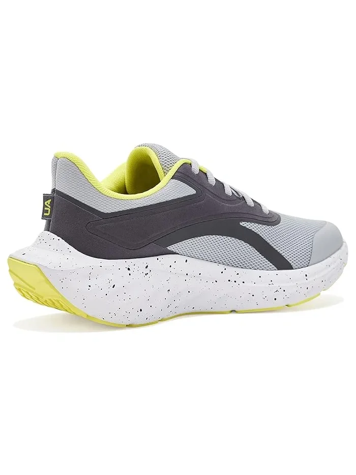 Кроссовки беговые Ascend Under Armour Kids — изображение 3 из 4, серый//желтый
