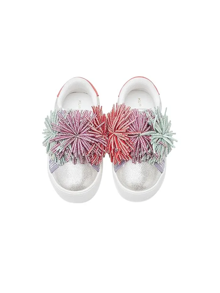 Кроссовки с бахромой Laney Fringe Kurt Geiger London Kids — изображение 2 из 4, мульти