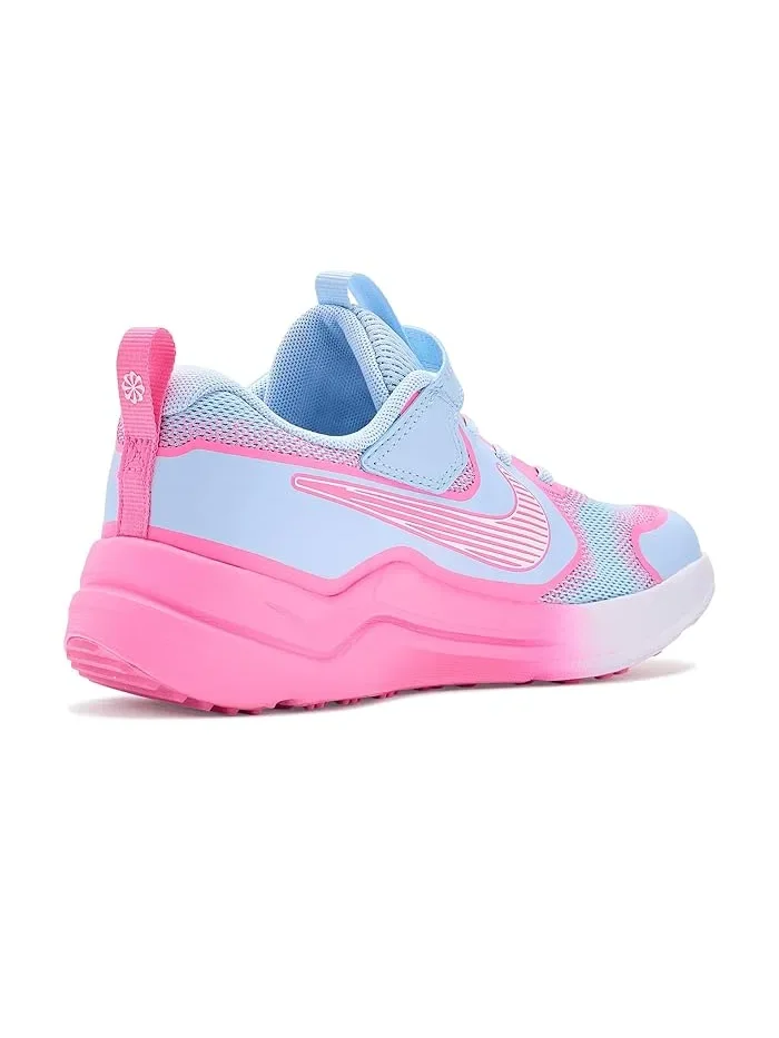 Кроссовки детские Cosmic Runner Swoosh Nike — изображение 3 из 4, синий/белый/розовый