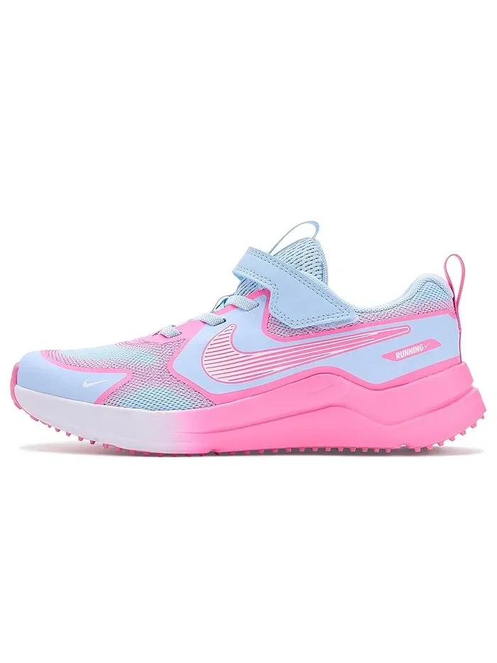 Кроссовки детские Cosmic Runner Swoosh Nike — изображение 4 из 4, синий/белый/розовый