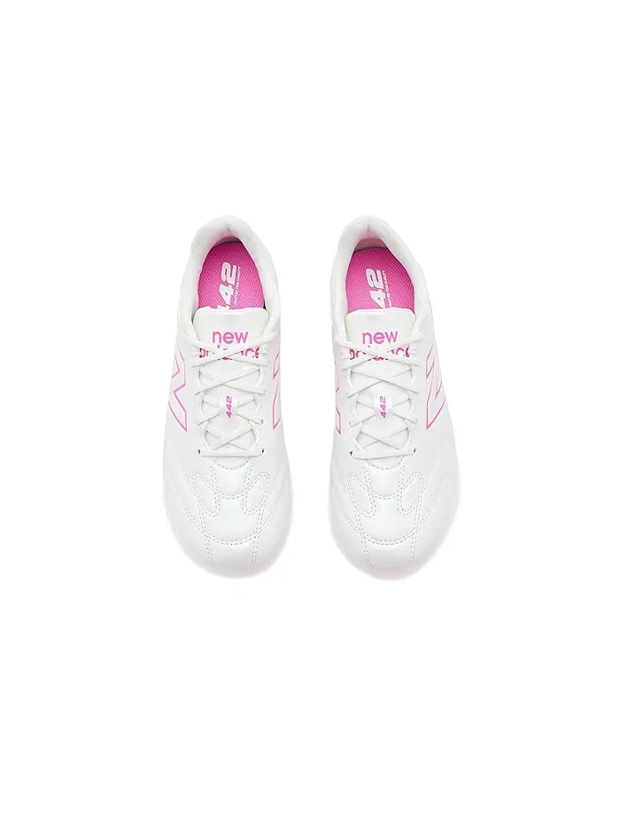 Кроссовки футбольные 442 Team FG V3 New Balance Kids — изображение 2 из 4, розовый