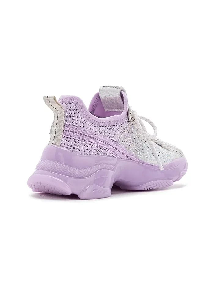 Кроссовки с блестками Mac Steve Madden Kids — изображение 3 из 4, фиолетовый