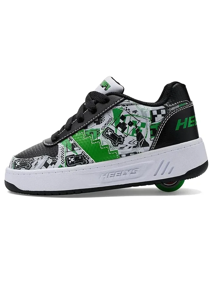 Кроссовки с колесиками Heelys Minecraft Kama — изображение 4 из 4, черный/белый/зеленый