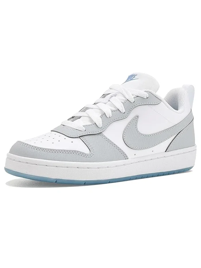 Кроссовки кожаные Court Borough Recraft Se Nike Kids — изображение 1 из 4, белый/серый/синий