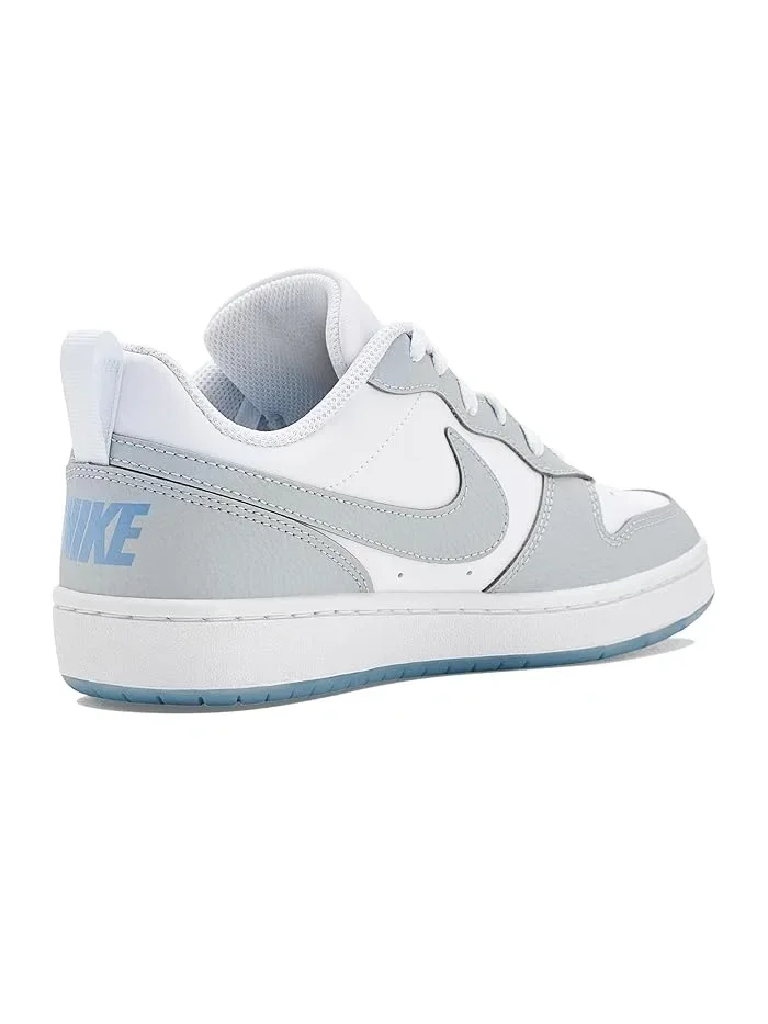 Кроссовки кожаные Court Borough Recraft Se Nike Kids — изображение 3 из 4, белый/серый/синий