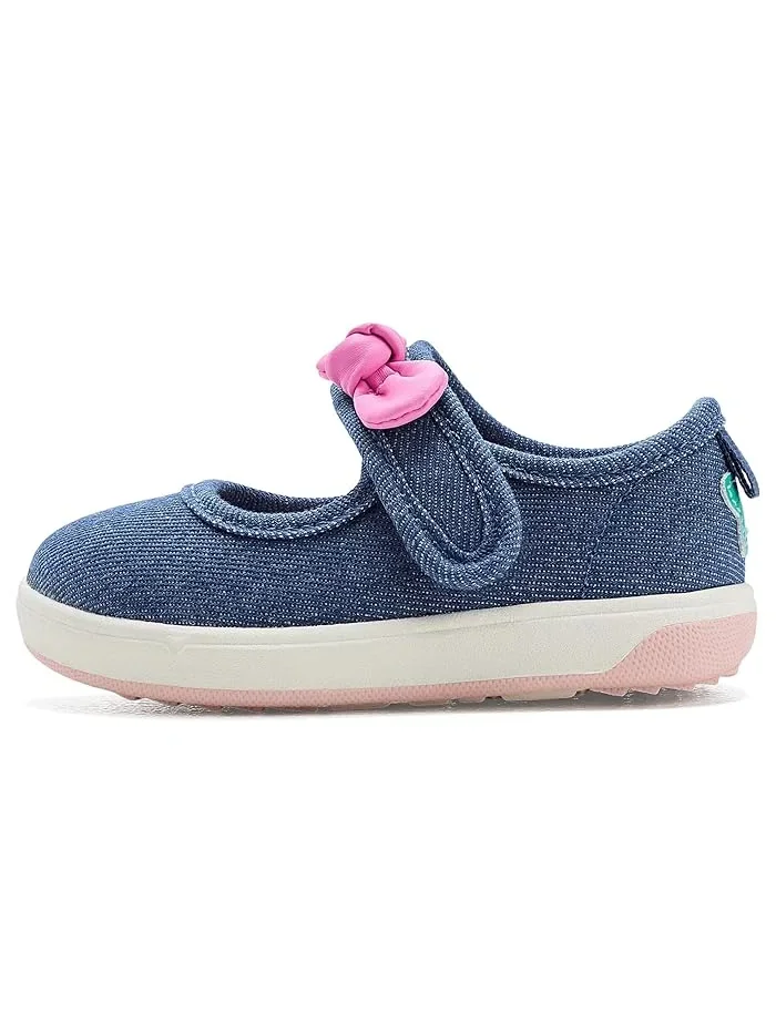 Кроссовки с бантом Ms Rachel Hi Friends Mary Jane Stride Rite — изображение 4 из 4, джинсовый синий