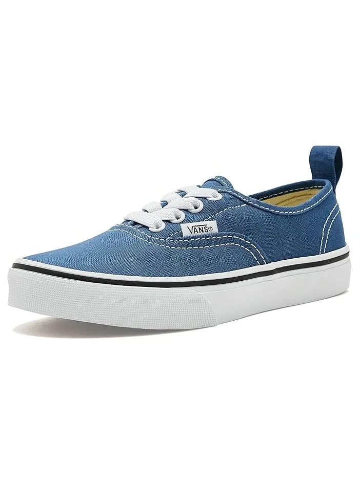 Кроссовки на эластичных шнурках Authentic Elastic Lace Vans Kids — изображение 1 из 4, темно-синий