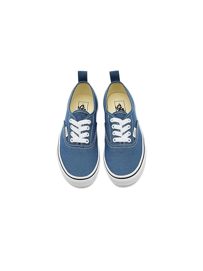 Кроссовки на эластичных шнурках Authentic Elastic Lace Vans Kids — изображение 2 из 4, темно-синий