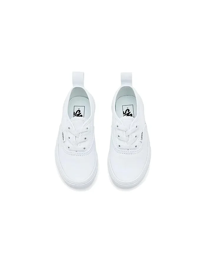 Кроссовки на эластичных шнурках Authentic Elastic Lace Vans Kids — изображение 2 из 4, белый