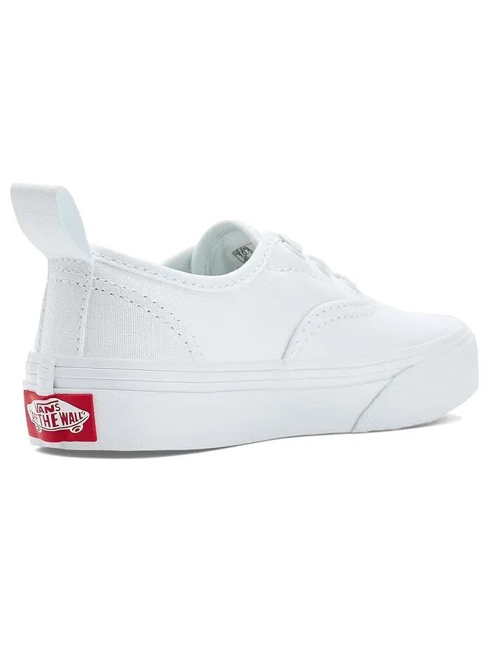Кроссовки на эластичных шнурках Authentic Elastic Lace Vans Kids — изображение 3 из 4, белый