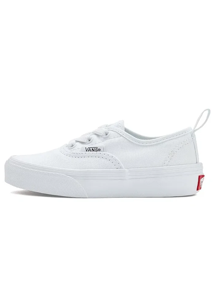 Кроссовки на эластичных шнурках Authentic Elastic Lace Vans Kids — изображение 4 из 4, белый