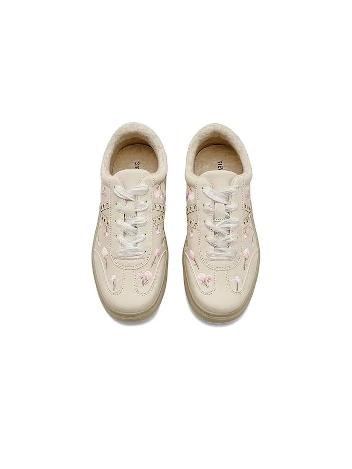 Кроссовки с вырезами-звездами Kaelie Steve Madden Kids — изображение 2 из 4, кость
