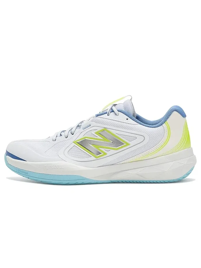 Кроссовки теннисные FuelCell 796 V5 New Balance — изображение 4 из 4, белый/зеленый