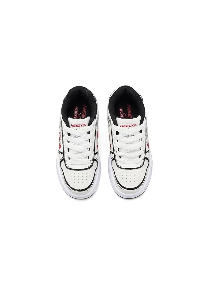 Кроссовки с колесами Kama-CC Heelys — изображение 2 из 4, белый/черный/красный