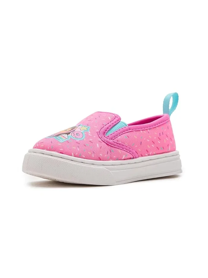 Кроссовки с принтом Gabby's Dollhouse Canvas Slip On Sneakers Josmo — изображение 1 из 4, розовый