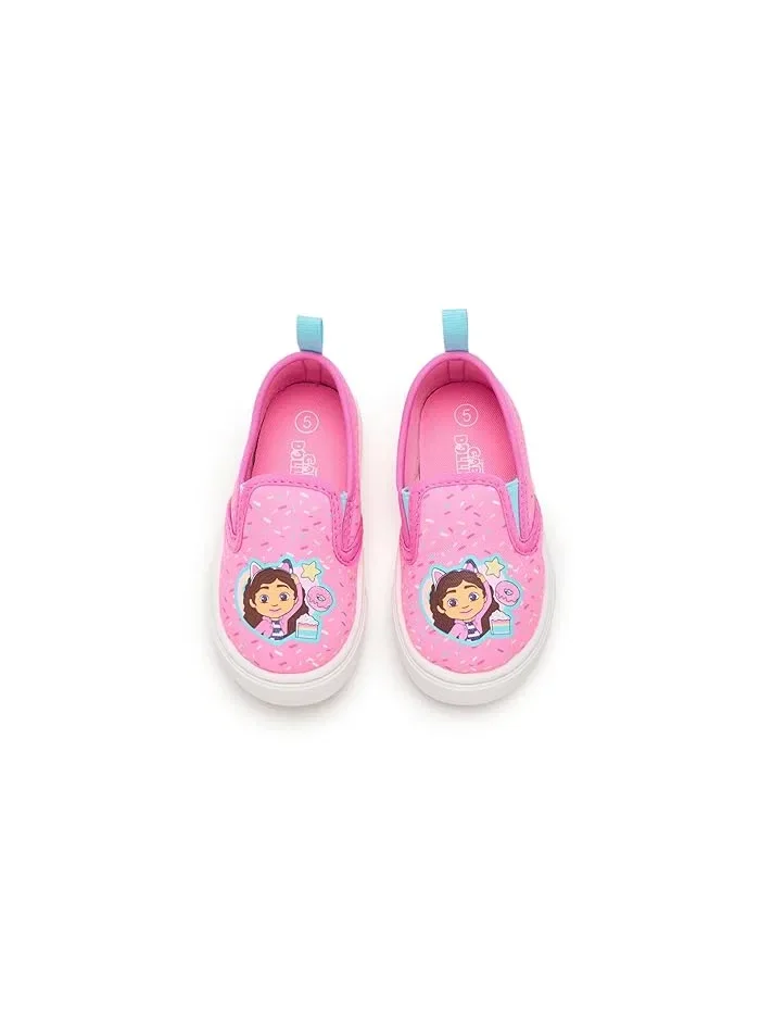Кроссовки с принтом Gabby's Dollhouse Canvas Slip On Sneakers Josmo — изображение 2 из 4, розовый